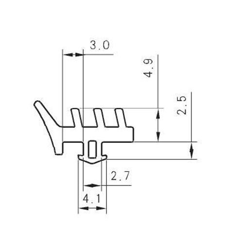 EPDM Glazing Rubber EP007H