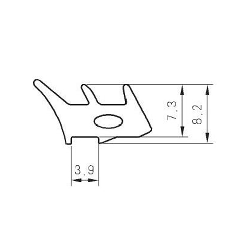 EPDM Curtain Wall Rubber EP030I