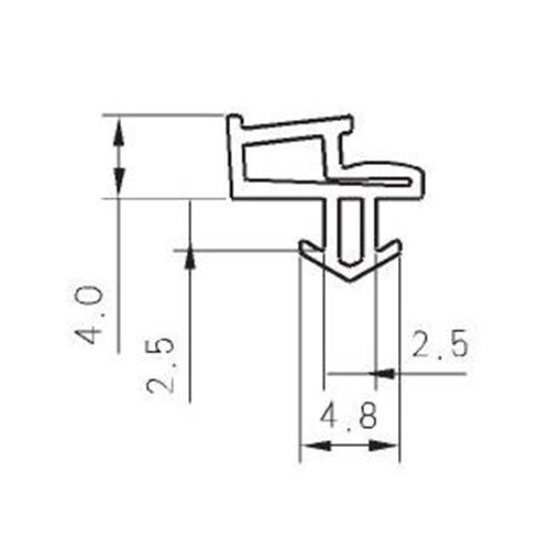 EPDM UPVC Rubber EP044L