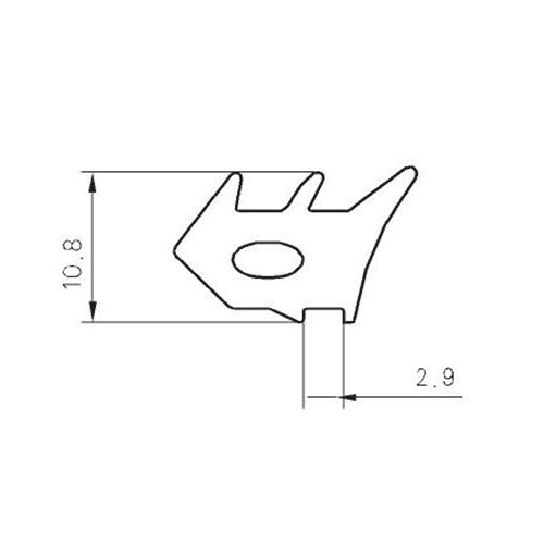 EPDM Curtain Wall Rubber EP053I