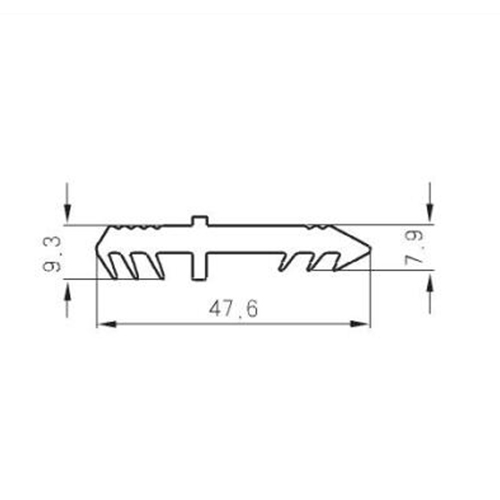 TPE/TPV/TPO Curtain Wall Rubber EP263P