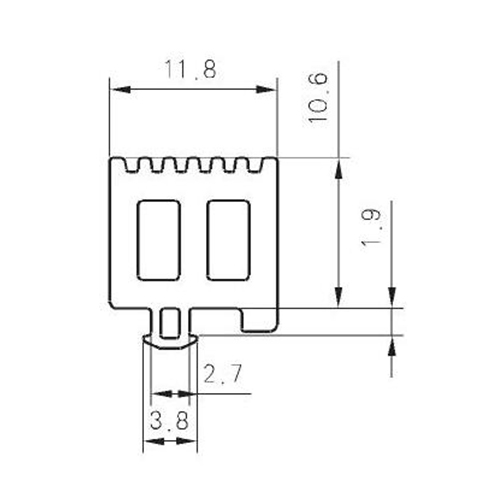 EPDM Curtain Wall Rubber EP635H