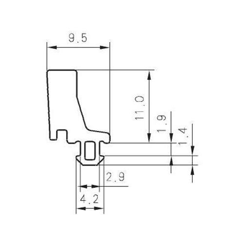 EPDM Curtain Wall Rubber EP649H