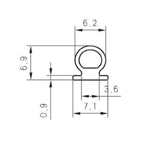 Silicon Opening Rubber Q064A