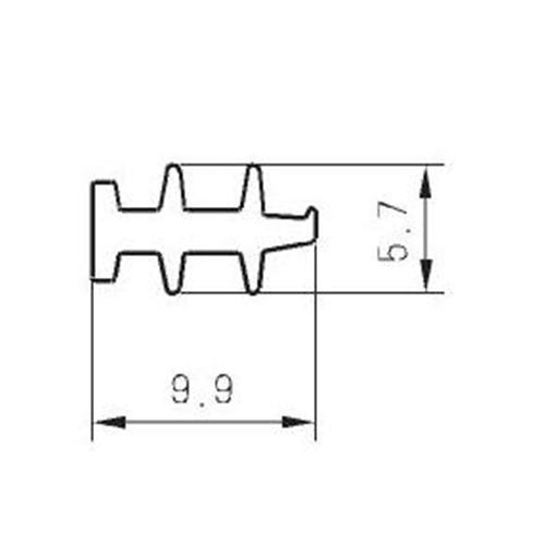 Reformative PVC Glazing Rubber E331B