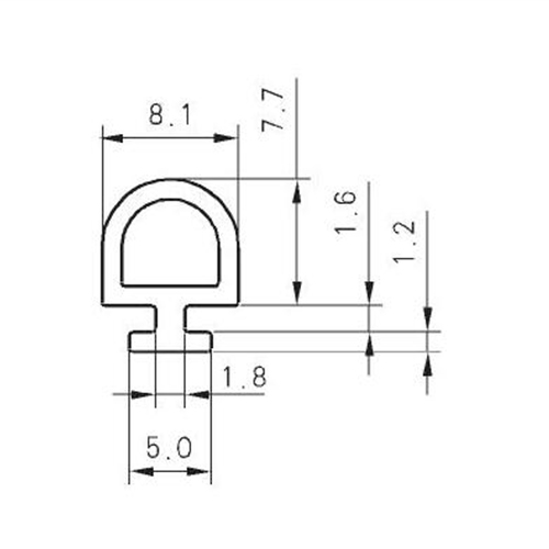 EPDM Opening Rubber EP182B