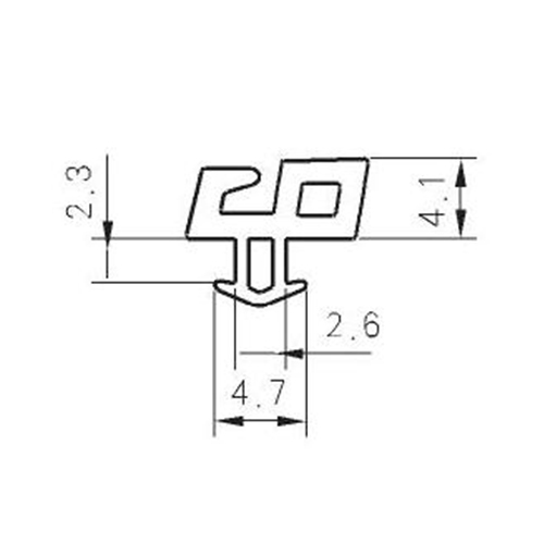 Reformative PVC UPVC Rubber J050B