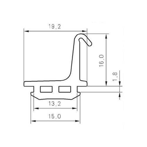 Silicon Curtain Wall Rubber Q070K